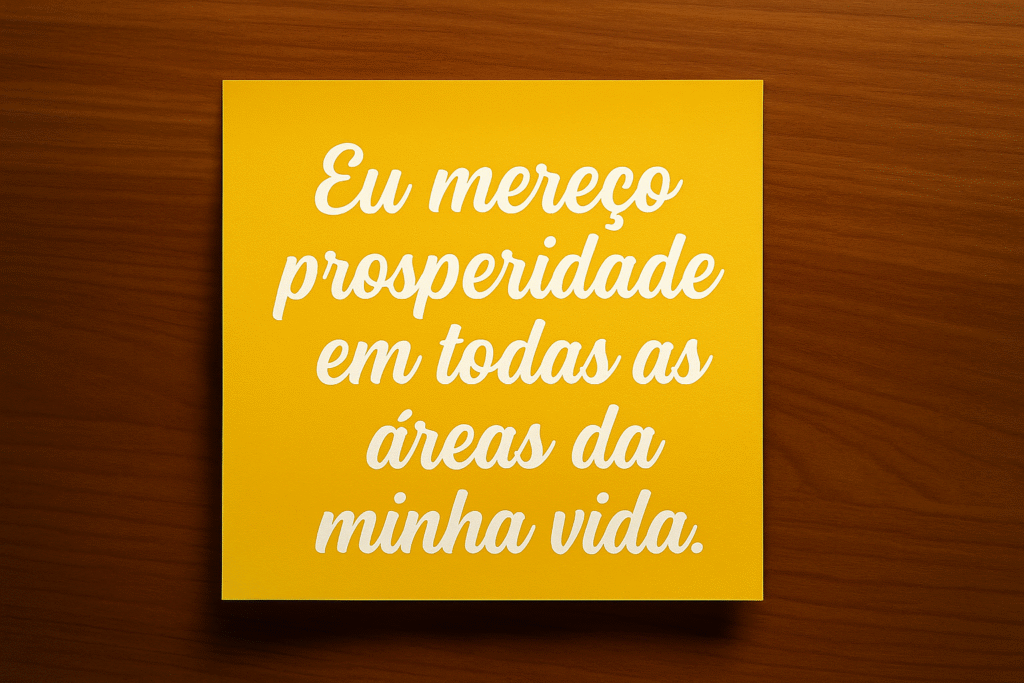 Frases da Lei da Atração para Prosperidade